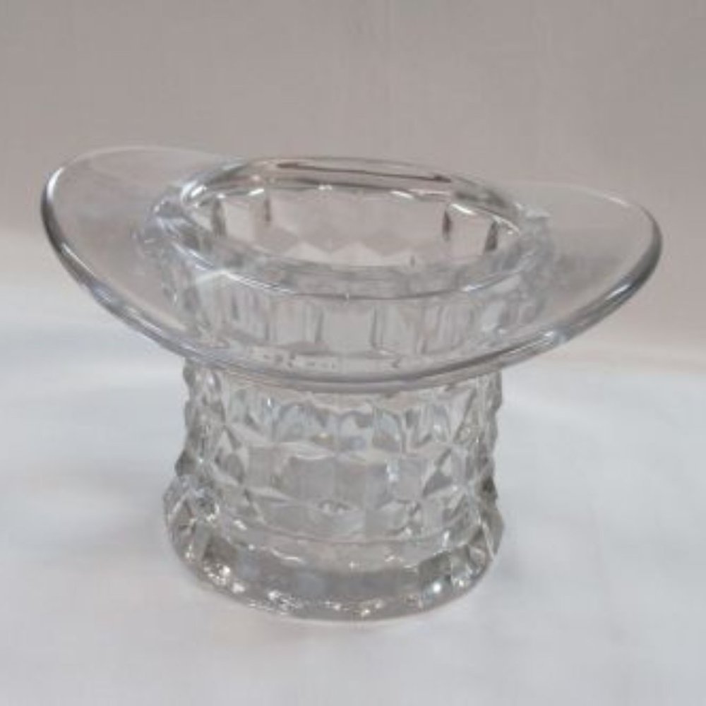 Fostoria Elegant Glass Crystal American 4 Inch High Hat Vase